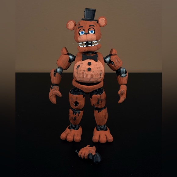 Fnaf withered Freddy articulated 3d print